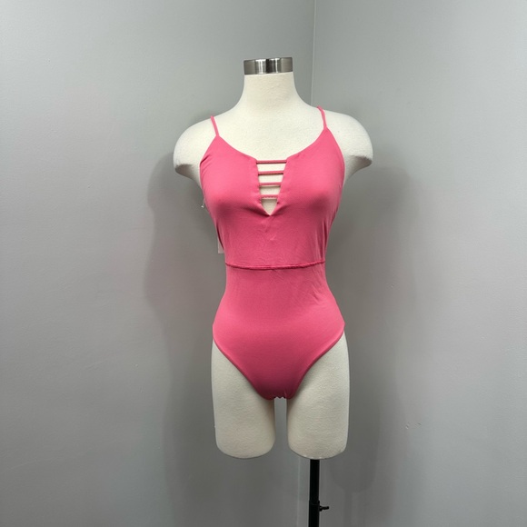 Maaji Pink Reversible One‎ Piece Swimsuit - Picture 1 of 16